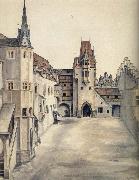 Albrecht Durer The Courtyard of the Former Castle in innsbruck France oil painting artist
